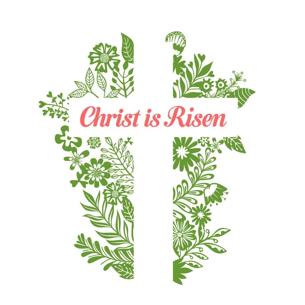 Cross Jesus Christ Risen Easter Illustration — Stock Photo, Image