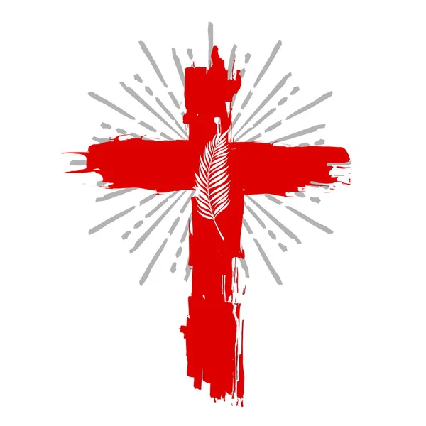 Σταυρός Του Ιησού Χριστού Πάσχα Εικονογράφηση — Φωτογραφία Αρχείου