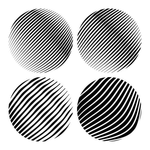 Formas Redondas Abstracciones Geométricas Para Fondos Logotipos — Archivo Imágenes Vectoriales