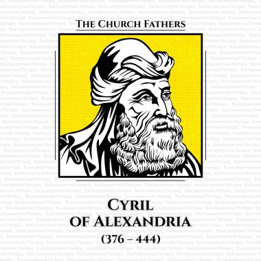 Kilise babaları. İskenderiyeli Cyril (376 - 444), İskenderiye Patriği. Şehir Roma İmparatorluğu içindeki nüfuz ve gücünün doruk noktasındayken tahta geçti..