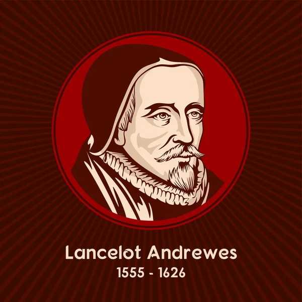 Lancelot Andrewes Lancelot Andrewes 1555 1626 Était Évêque Érudit Anglais — Image vectorielle