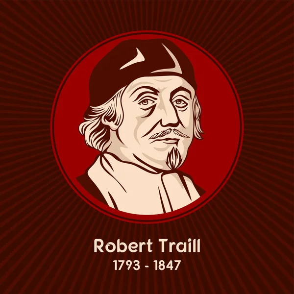 Robert Traill 1793 1847 Een Predikant Calvinistisch Georiënteerde Gevestigde Kerk — Stockvector