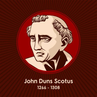 John Duns Scotus (1266 - 1308), İskoç rahip ve Fransisken keşiş, üniversite profesörü, filozof ve ilahiyatçı..