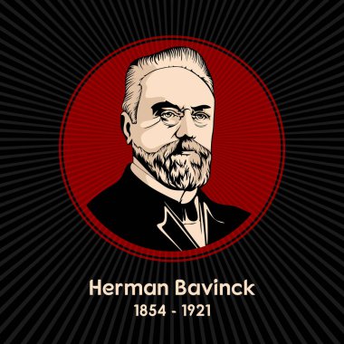 Herman Bavinck (1854 - 1921) was a Dutch Reformed theologian and churchman. He was a significant scholar in the Calvinist tradition, alongside Abraham Kuyper and B. B. Warfield. clipart