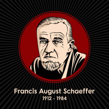 Francis August Schaeffer (1912 - 1984) was an American evangelical theologian, philosopher, and Presbyterian pastor. clipart