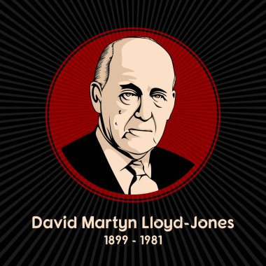 David Martyn Lloyd-Jones (1899 - 1981) was a Welsh Protestant minister and medical doctor who was influential in the Reformed wing of the British evangelical movement in the 20th century. clipart