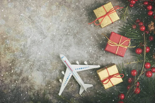 christmas trip concept background