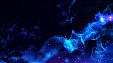 Arka plan ve geometrik iletişim teknolojisi kompozisyon pleksus üzerinde temel. Bu koleksiyonundan farklı renk versiyonlarının şeffaflık ile animasyon klipten kullanımı farklı yöntemleri şaşırtıcı yeni kompozisyonlar oluşturur.