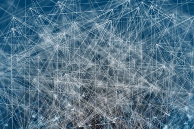 Arka plan ve geometrik iletişim teknolojisi kompozisyon pleksus üzerinde temel. Bu koleksiyonundan farklı renk versiyonlarının şeffaflık ile animasyon klipten kullanımı farklı yöntemleri şaşırtıcı yeni kompozisyonlar oluşturur.