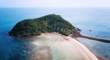 Phuket, Tayland deniz manzarası tarihinde dron'un üzerinden vurdu havadan görünümü