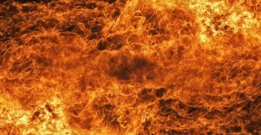 Yangın arka planının patlaması