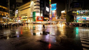 New York şehrinin gece manzarası