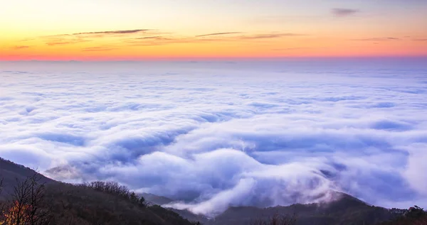 Εναέρια Άποψη Πάνω Από Cloudscape Φύση — Φωτογραφία Αρχείου