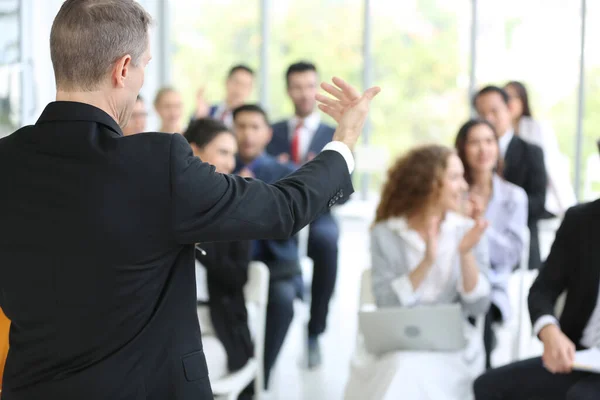 Grupo Pessoas Seminário Treinamento Eventos Corporativos Negócios Sucesso Parabéns Organização — Fotografia de Stock