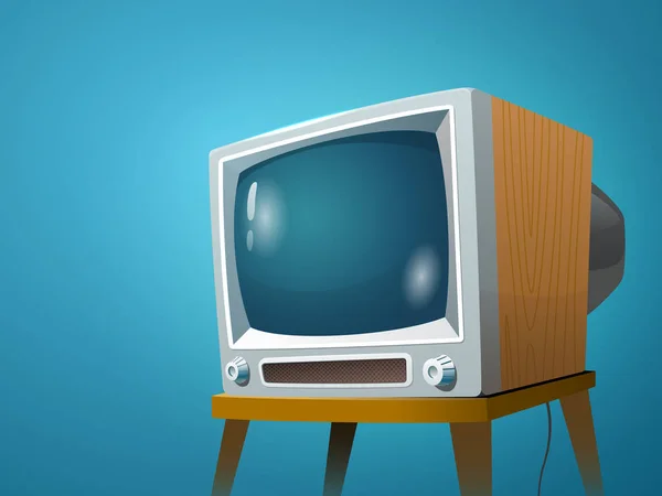 Television set vector illustration. Cartoon colorful image