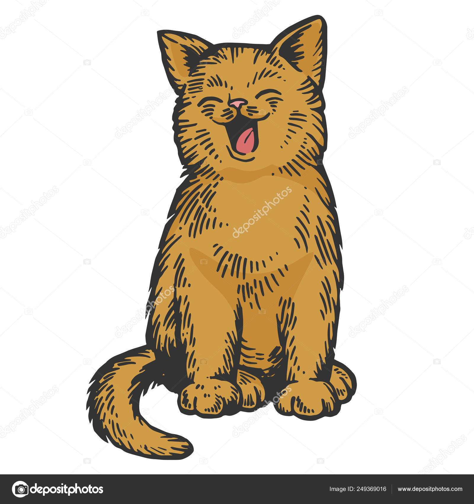 猫の絵, image size:1600x1700