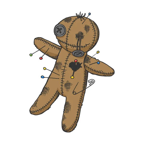 Muñeca vudú de trapo sale