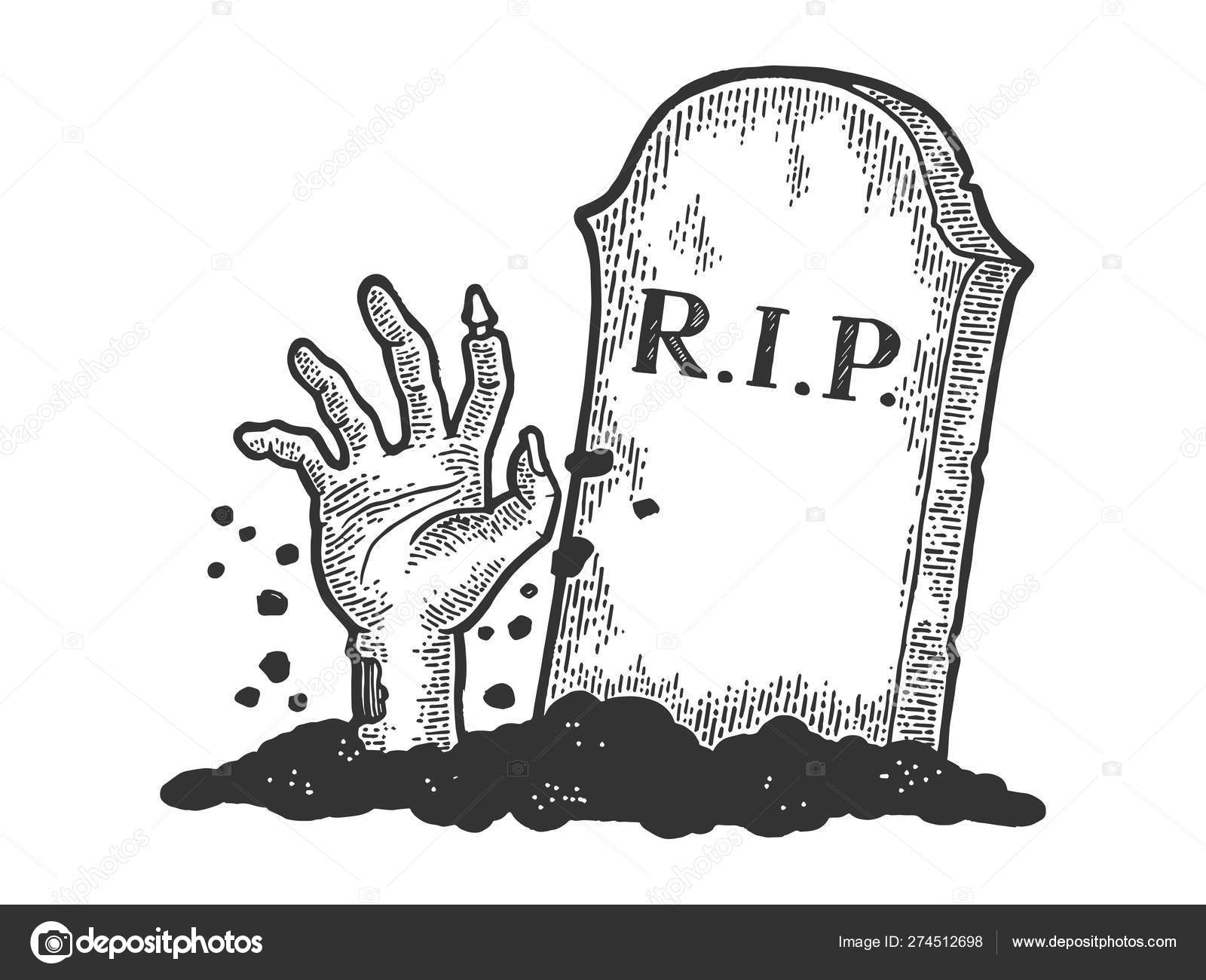 ゾンビ死んだ男の手は、深刻なスケッチ彫刻ベクトルイラストからクロールします。スクラッチボードスタイル模倣。黒と白の手描き画像. ストックベクター  ©AlexanderPokusay 274512698, image size:1600x1300