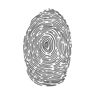 Parmak izi çizimi, kabartma vektör çizimi. Tişört giysisi baskısı tasarımı. Çizik tahtası taklidi. Siyah beyaz el çizimi resim.