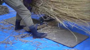 Kesme makinesiyle sabitleme