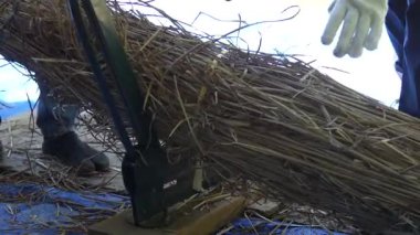 Kesme makinesiyle sabitleme