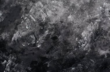 Siyah ve gri soyut duvar arka plan, çimento, beton, sıva doku