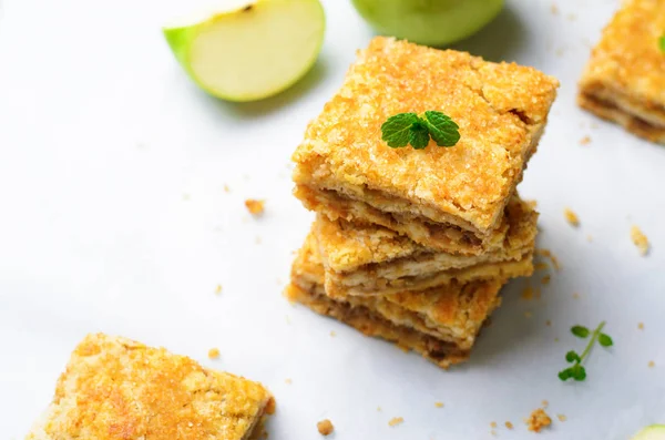 Ev yapımı elma pasta barlar, Kek pasta, tatlı