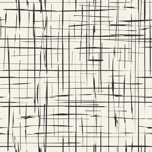 Grunge Grid Lines Vector Dañado Cuadros Sin Fin Fondo Estructura — Archivo Imágenes Vectoriales