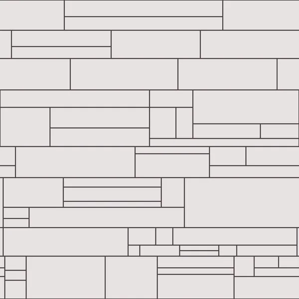Nekonečné Dlažba Dekor Vektor Kamenná Struktura Plakát Černobílá Tapeta Vzor — Stockový vektor