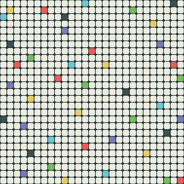 Hücre kılavuz vektör yapı kare. Geometrik renkli dikdörtgenler sonsuz. Ambalaj seamless modeli.