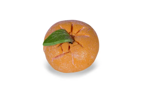 Bomba Bagno Arancione Isolato Sfondo Bianco — Foto Stock