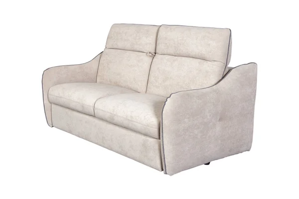 İzole çağdaş bej kanepe