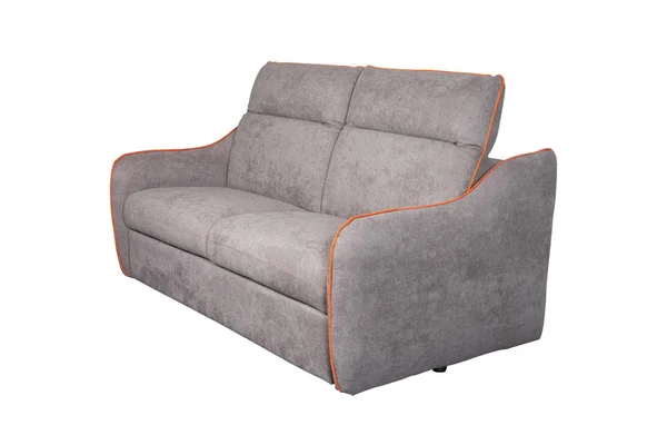 İzole çağdaş bej kanepe