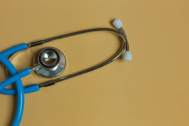 Düz yatıyordu tıbbi araçlar üstten görünüm alanı fikir görüntü arka plan