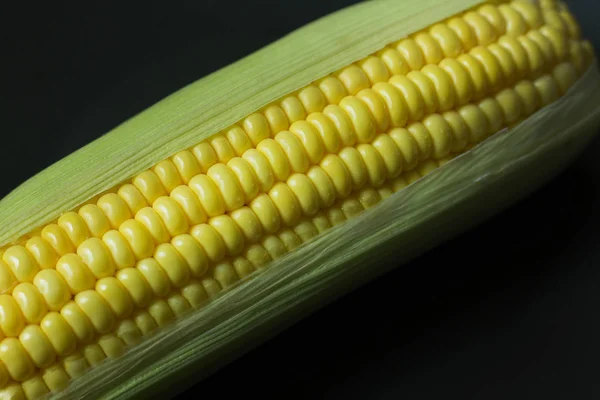 Fresh Corn Table Close Image Background — Stock Photo, Image