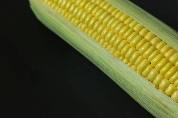 Fresh Corn Table Close Image Background — Stock Photo, Image