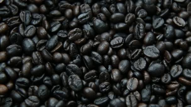 Coffee Roasted Wood Close Image Background — Stock Video