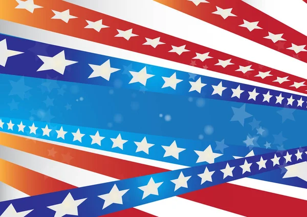 4 Temmuz bağımsızlık günü bayrakları kutlama vektör arka plan ile.