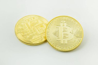 Bitcoin kripto para birimi elektronik para görüntü.