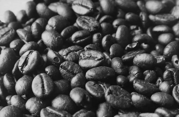 相片影片135黑白咖啡烘烤的古董寻找背景 — 图库照片