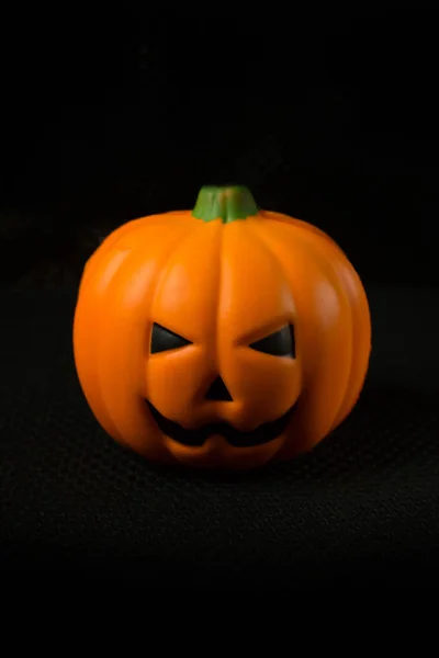 Halloween Zucca Jack Nero Vacanza Sfondo Immagine — Foto Stock