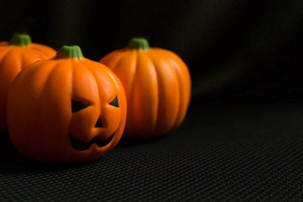 Halloween Zucca Jack Nero Vacanza Sfondo Immagine — Foto Stock