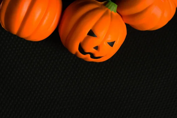 Halloween Tök Jack Fekete Holiday Háttérkép — Stock Fotó