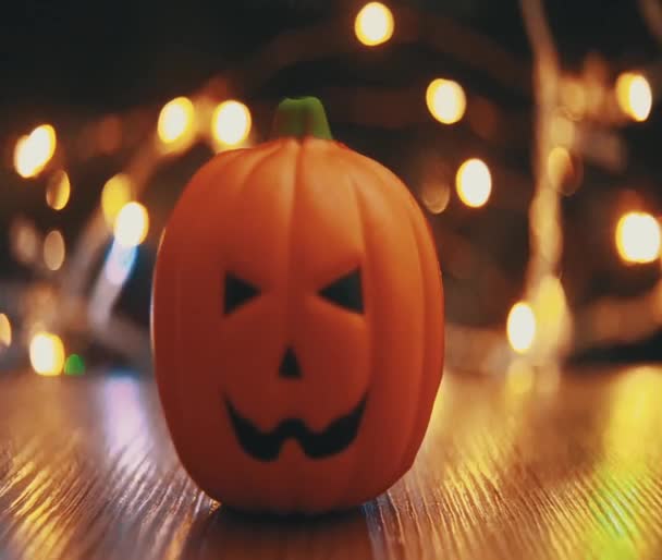 Halloween Bakgrunden Mörk Ton Filmen — Stockvideo