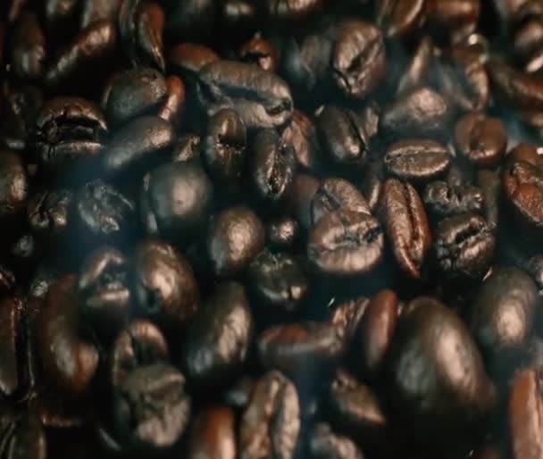Materiał Filmowy Kawy Palonej Aparatu Ruchu — Wideo stockowe