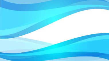 Soyut vektör görüntü beyaz zemin üzerine mavi dalga.