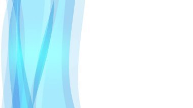 Soyut vektör görüntü beyaz zemin üzerine mavi dalga.