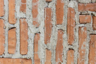 Eski tuğla duvar yakın çekim görüntü arka planı için.