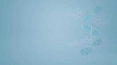 Bilim içeriği için 3d Dna görüntüleri.