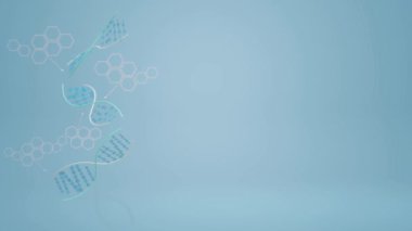 Bilim içeriği için 3d Dna görüntüleri.